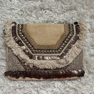 NWOT Bali beach bag Anthropologie style